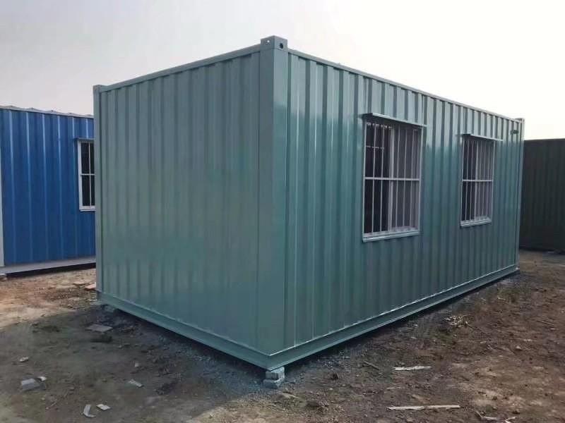 渭南住人集装箱活动房 大荔工地办公打包箱房 钢结构框架 _co土木在线