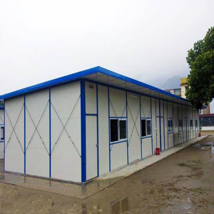 融居彩钢板活动房 工地临建办公用房 雅致房 临时钢结构仓库搭建